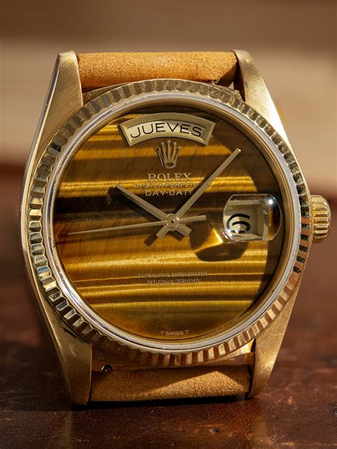 1979 rolex tiger eye day date|1979 Rolex Day.